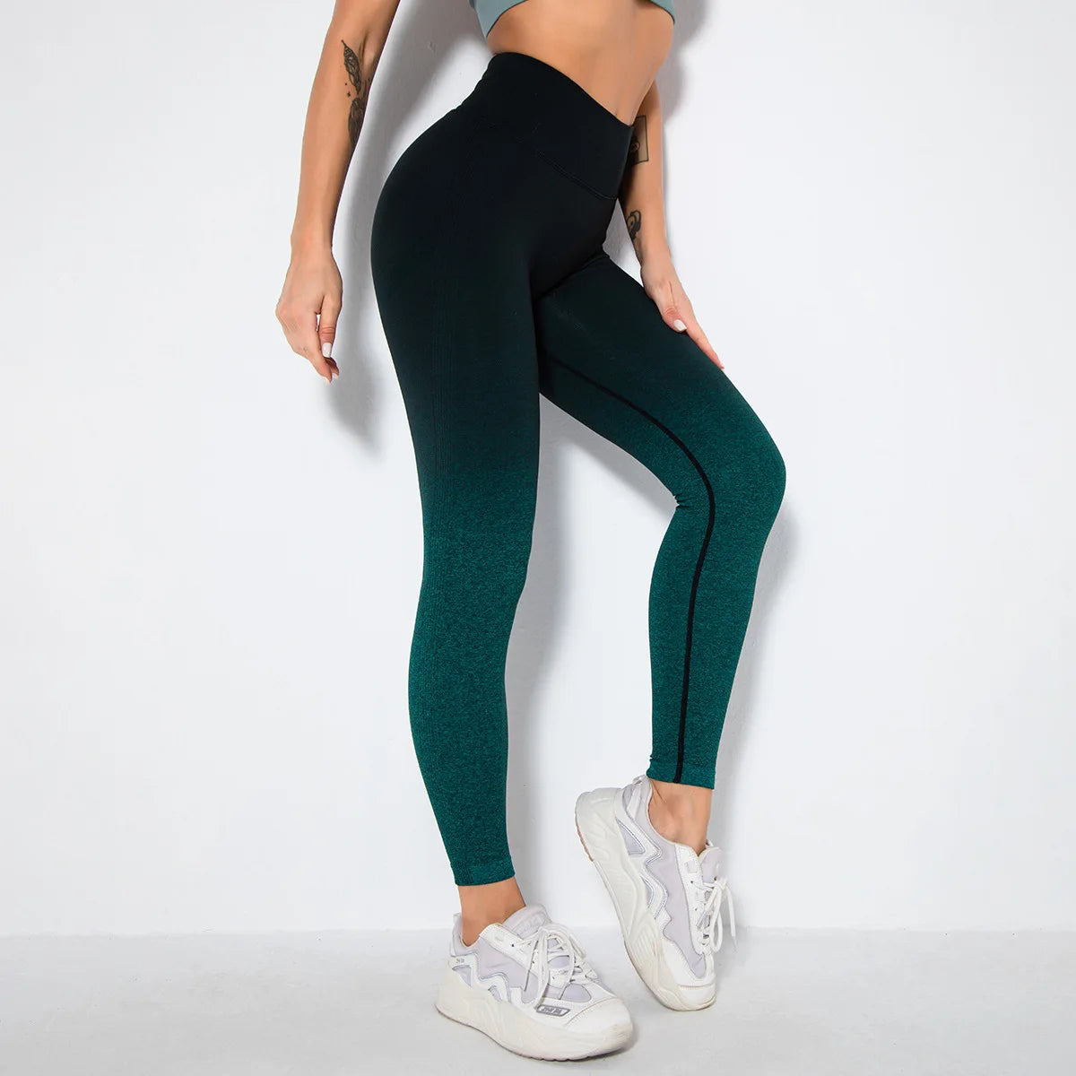 Funki Findz | Pants | Women's Gradient Smile Yoga Pants
