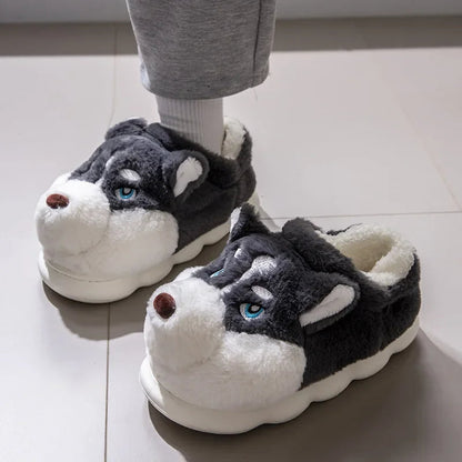 Funki Findz | Shoes | Women's Cute Alaskan Dog Warm Slippers