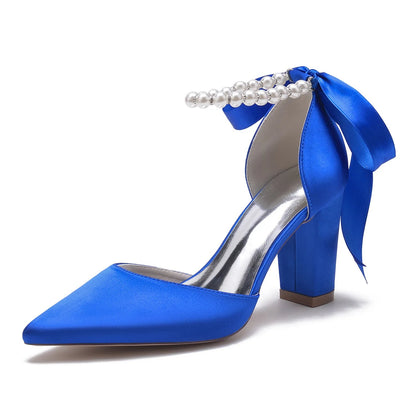 Funki Findz | Shoes | Women's Luxury Satin Tie Bridal Shoes