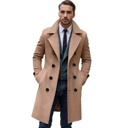 Funki Findz | Jackets | Men's Large Button Business Overcoat