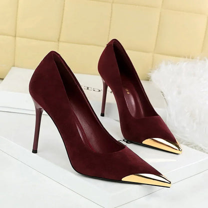 Funki Findz | Shoes | Women's Leopard Print Stilettos Metal Heel