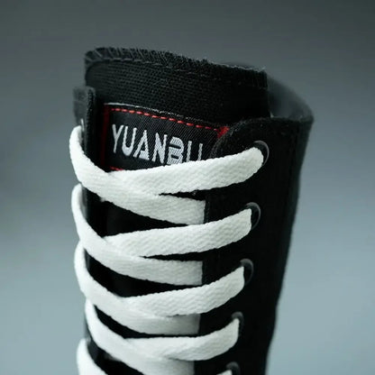 Funki Findz | Boots | Women's Calf-High Flat Canvas Sneakers