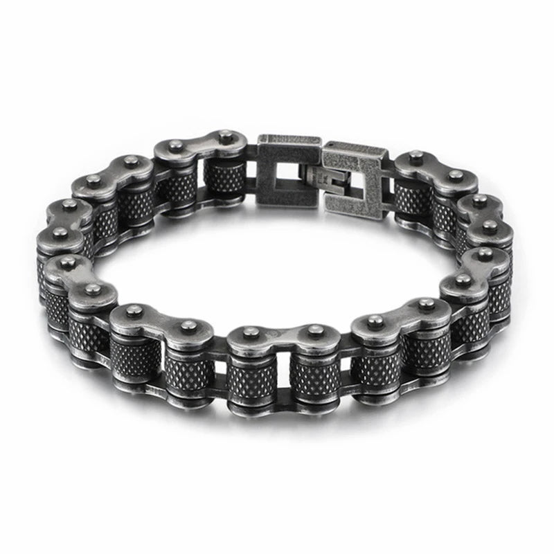Funki Findz | Bracelets | Unisex Metal Bike Chain Wristband