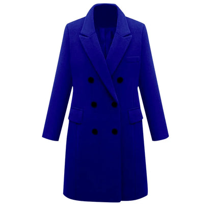 Funki Findz | Jackets | Women's Long Slim Wool Blend Coat
