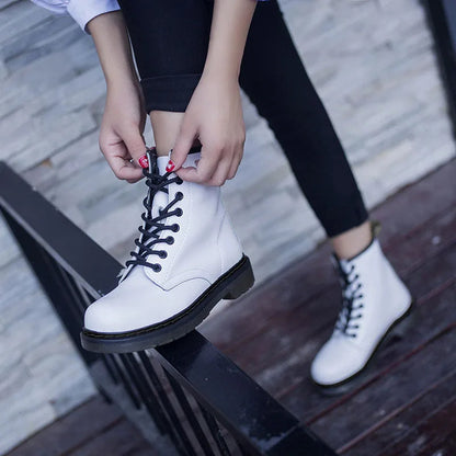 Funki Findz | Boots | Unisex Genuine Leather Lace Up Ankle Boot