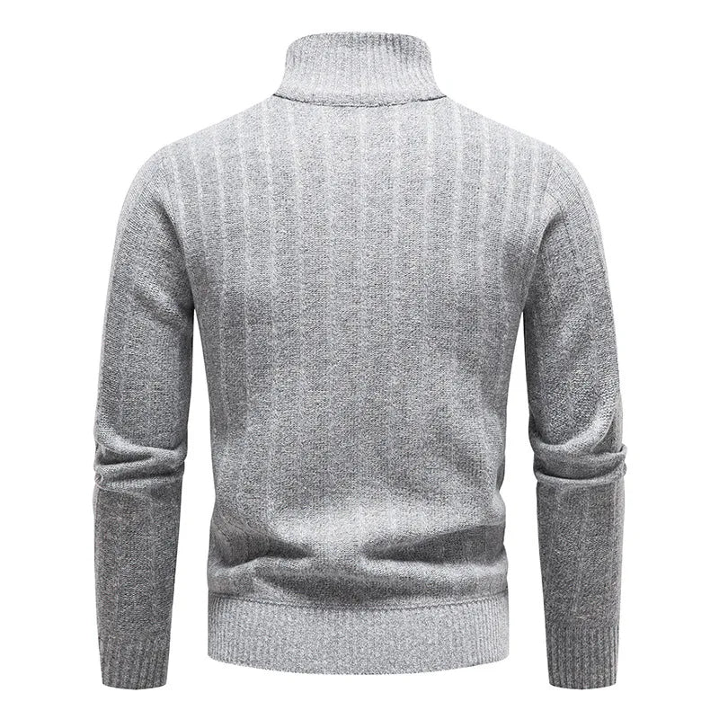 Funki Findz | Sweaters | Men's Casual Stand Collar Zip Pullovers