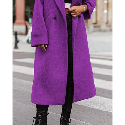 Funki Findz | Jackets | Women's Long Single Buttoned Overcoat