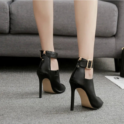 Funki Findz | Shoes | Women's High Buckle Strap Stiletto Sandal