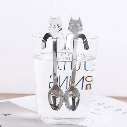 Funki Findz | Spoons | Cat Coffee Spoons | 1 Pcs and 4 Pcs Sets