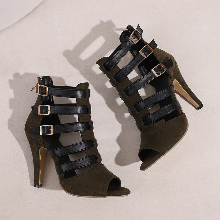 Funki Findz | Shoes | Women's Spike Heel Gladiator Sandals