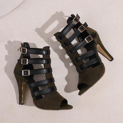 Funki Findz | Shoes | Women's Spike Heel Gladiator Sandals