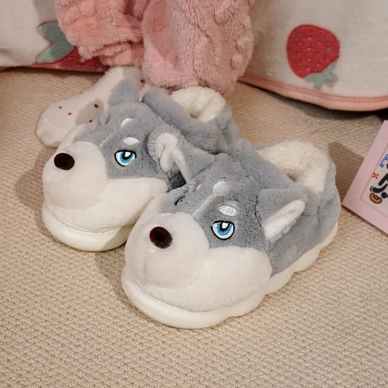 Funki Findz | Shoes | Women's Cute Alaskan Dog Warm Slippers
