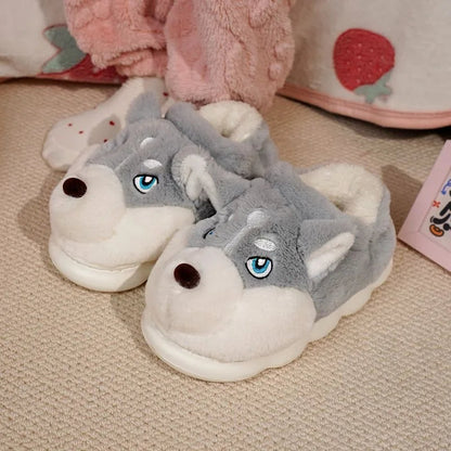 Funki Findz | Shoes | Women's Cute Alaskan Dog Warm Slippers