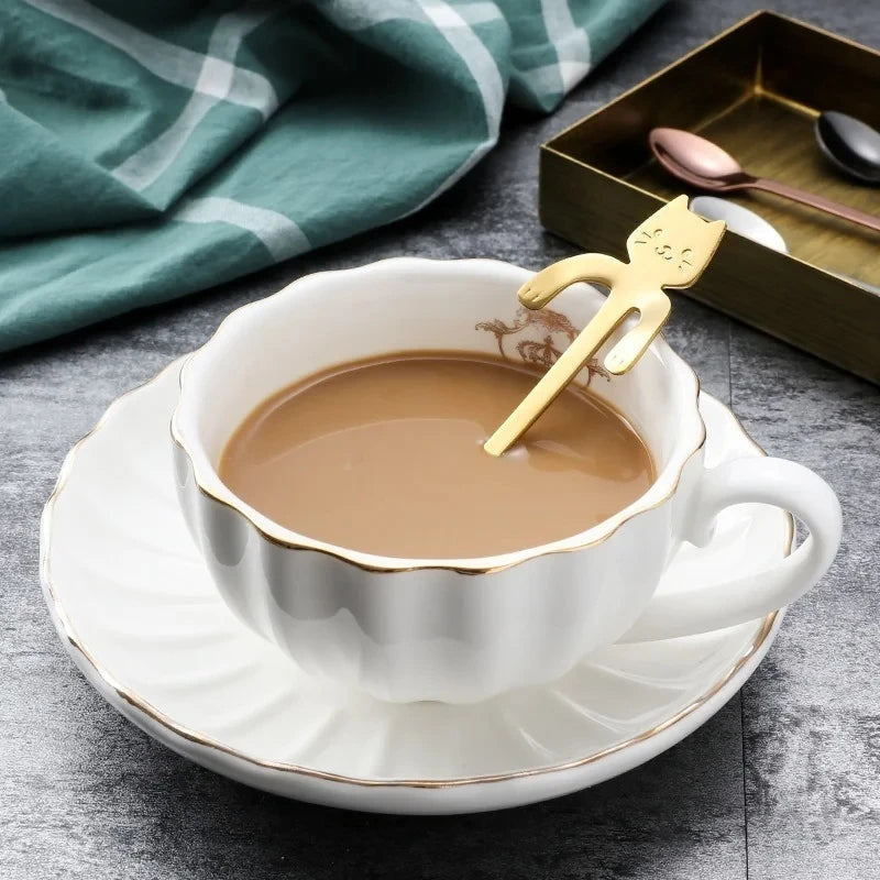 Funki Findz | Spoons | Cat Coffee Spoons | 1 Pcs and 4 Pcs Sets