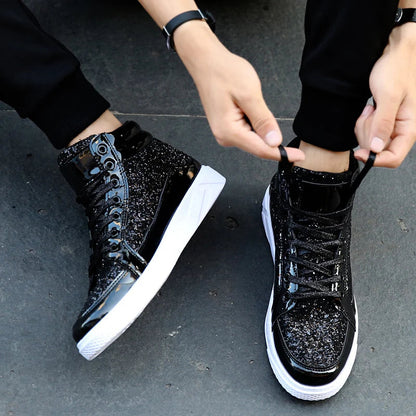 Funki Findz | Boots | Men's Women's Bling Lace Up Sneakers