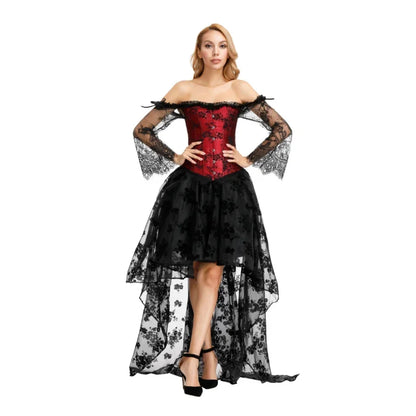 Funki Findz | Dresses | Women's Gothic Punk Corset Skirt Sets