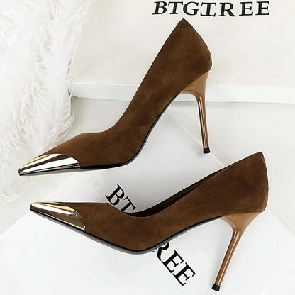 Funki Findz | Shoes | Women's Leopard Print Stilettos Metal Heel