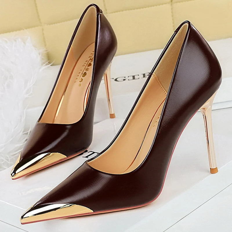 Funki Findz | Shoes | Women's Dress Shoes Metal Toe and Heel
