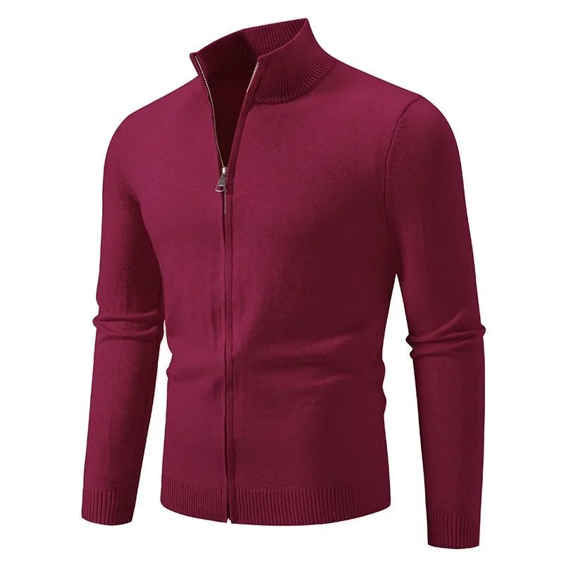 Funki Findz | Sweaters | Men's ZipUp Slim Fit Stand Collar Jacket