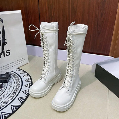 Funki Findz | Boots | Women's Gothic Lace Up High Top Boots