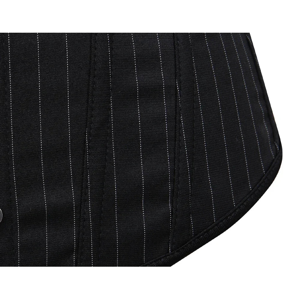 Funki Findz | Lingerie | Women's Pin Striped Front Clip Up Corset