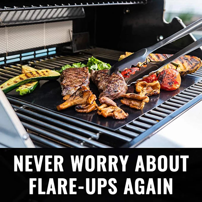 Funki Findz | Grill Mats | 4 Pcs Large Non Stick Oven Grill Mats