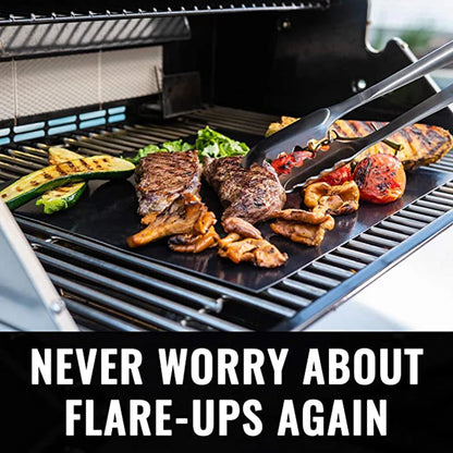 Funki Findz | Grill Mats | 4 Pcs Large Non Stick Oven Grill Mats