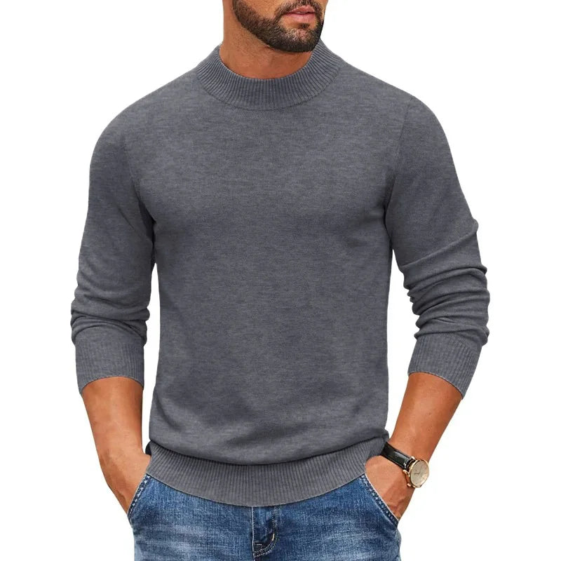 Funki Findz | Sweaters | Men's Slim Fit Round-neck Casual Pullover
