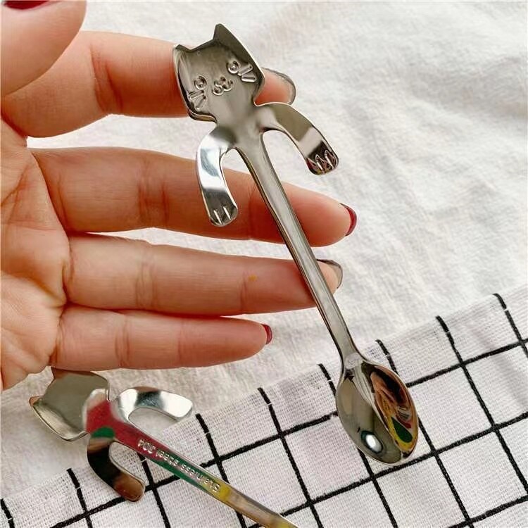Funki Findz | Spoons | Cat Coffee Spoons | 1 Pcs and 4 Pcs Sets