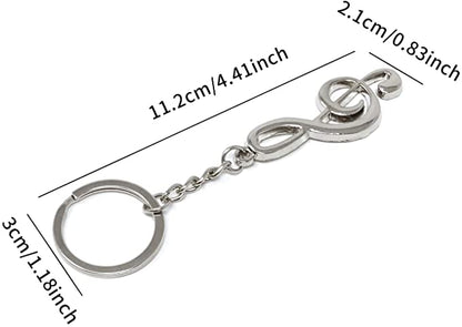 Funki Findz | Keychains | Musical Note Key Chain Key Ring 1 Pcs