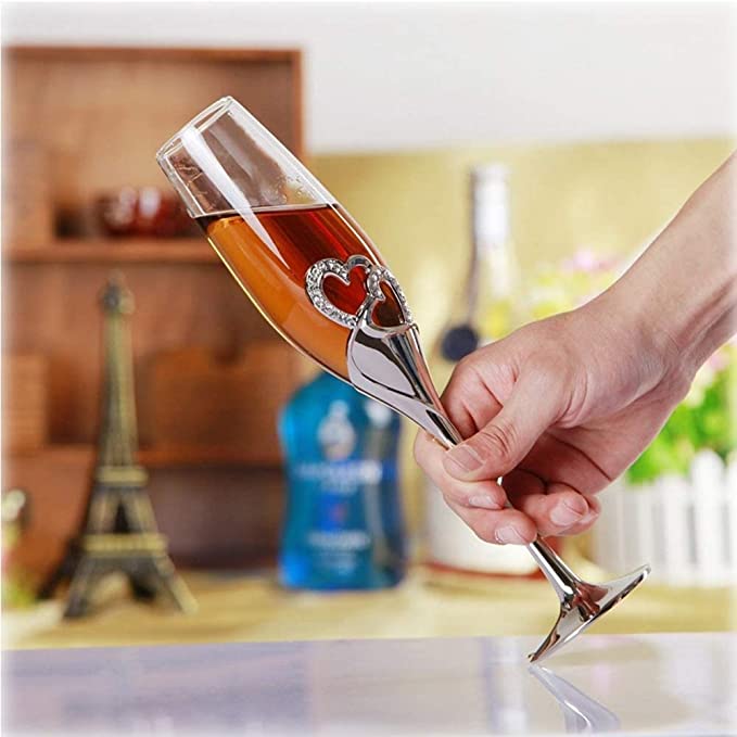 Funki Findz | Glasses | Wedding Champagne Flutes 2 Pcs Set