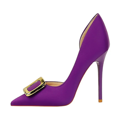 Funki Findz | Shoes | Women's Square Buckle Cut Out Pumps