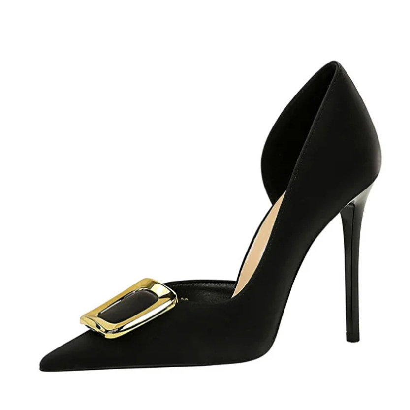 Funki Findz | Shoes | Women's Square Buckle Cut Out Pumps