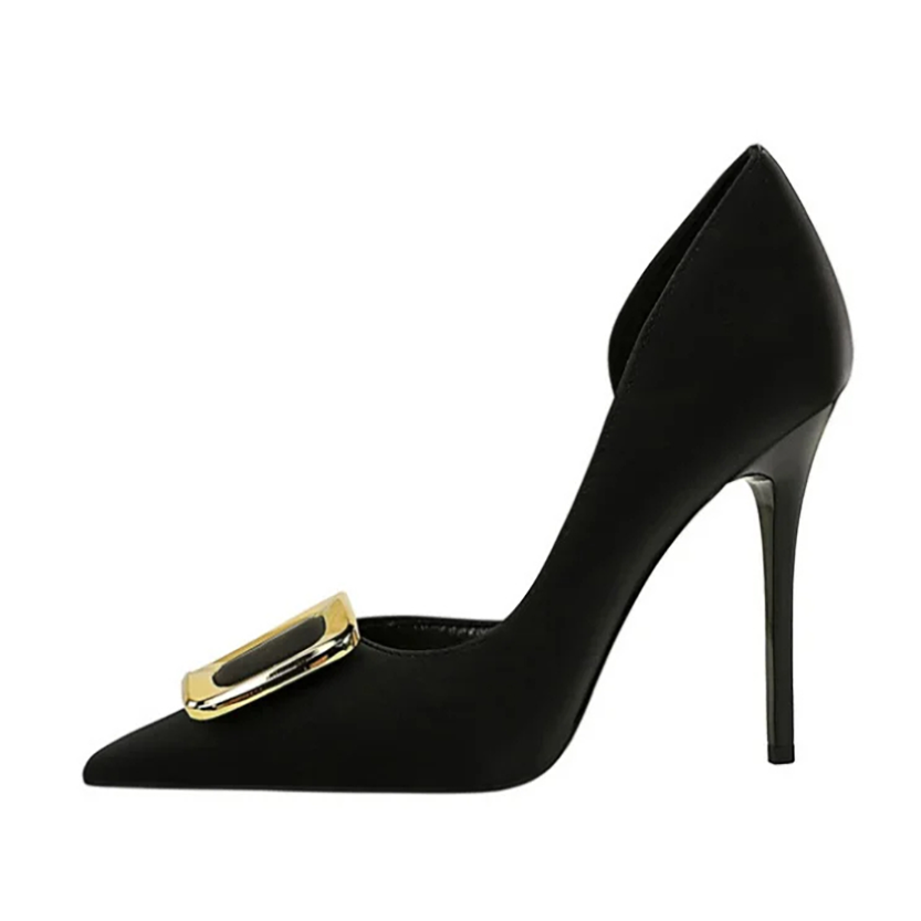 Funki Findz | Shoes | Women's Square Buckle Cut Out Pumps