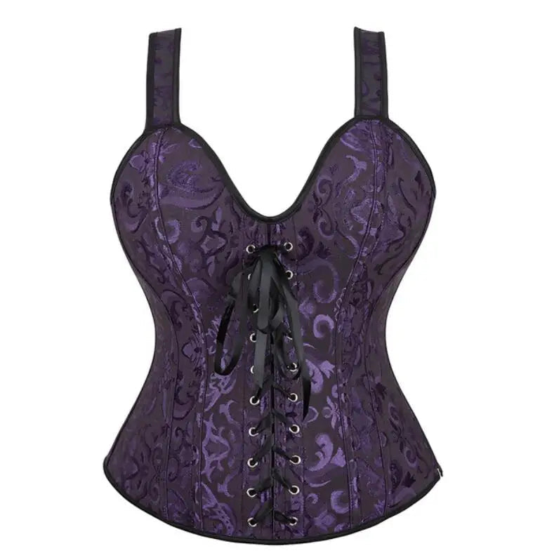 Funki Findz | Lingerie | Women's Victorian Satin Lace Up Corsets