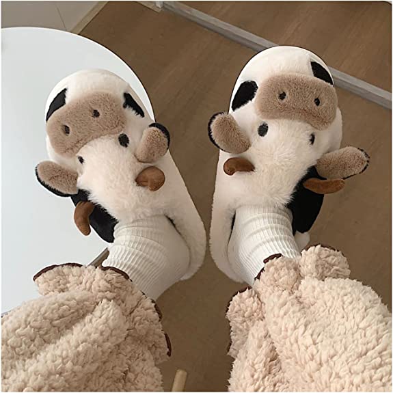 Funki Findz | Shoes | Women's Cute Soft Cow Slipper