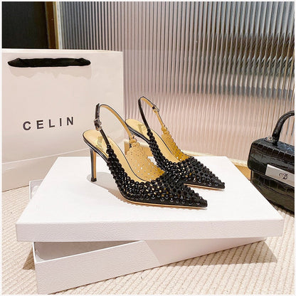 Funki Findz | Shoes | Women's Metallic Bling Bridal Slingbacks