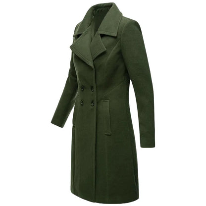 Funki Findz | Jackets | Women's Slim Fit Double Breast Overcoat