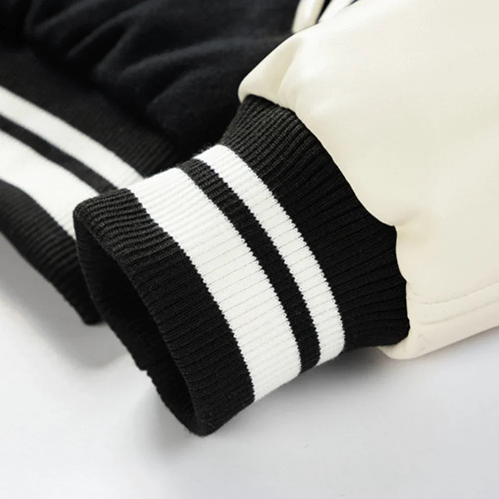 Funki Findz | Jackets | Men's Varsity Stand Collar Bomber Jacket