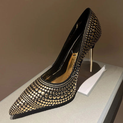 Funki Findz | Shoes | Women's Luxury Metallic Designer Slip-Ons