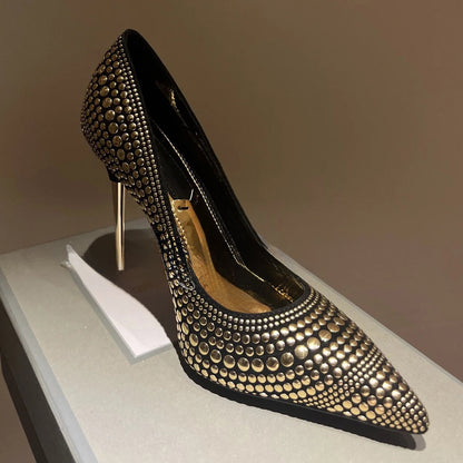 Funki Findz | Shoes | Women's Luxury Metallic Designer Slip-Ons