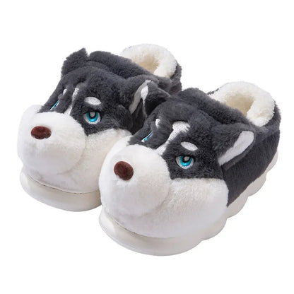 Funki Findz | Shoes | Women's Cute Alaskan Dog Warm Slippers