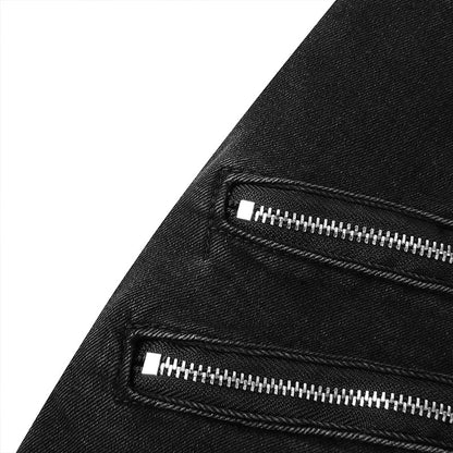 Funki Findz | Pants | Men's Punk Skinny Denim Buckle Jeans