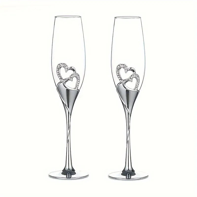 Funki Findz | Glasses | Wedding Champagne Glasses | Toast x 2