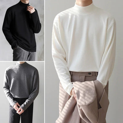 Funki Findz | Sweaters | Men's Thin Lightweight Mock Turtleneck