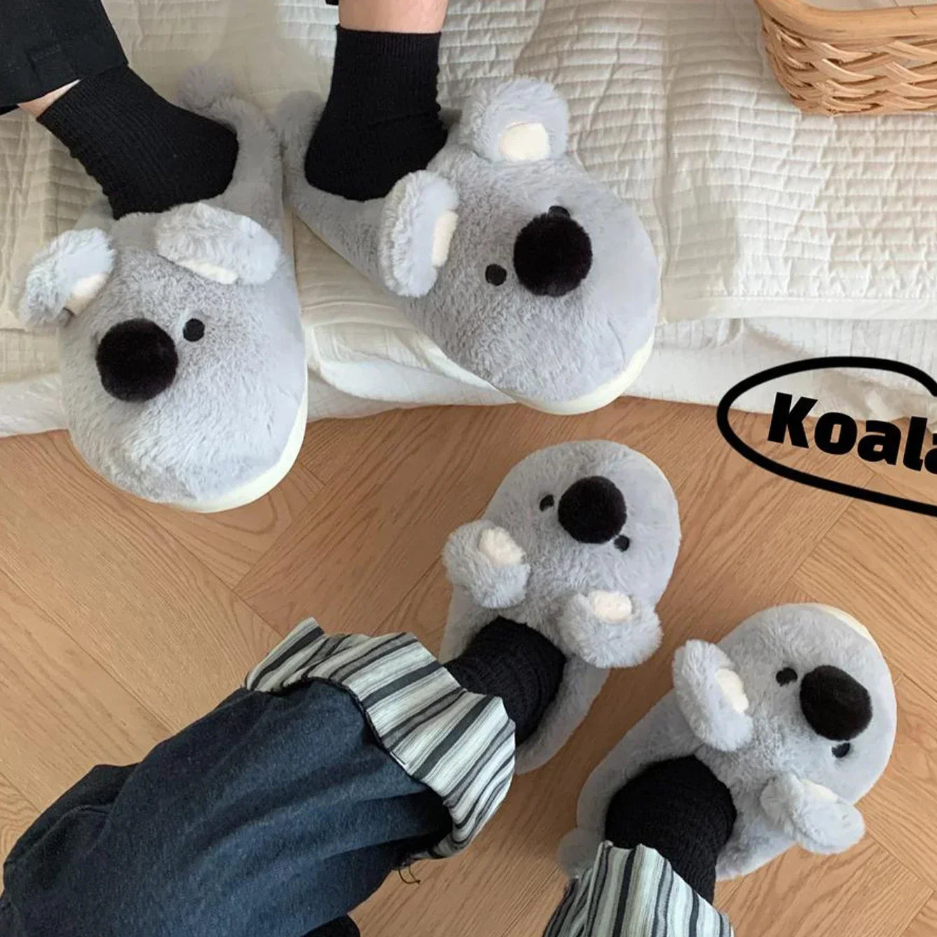 Funki Findz | Shoes | Women's Cute Koala Bear Cozy Slippers