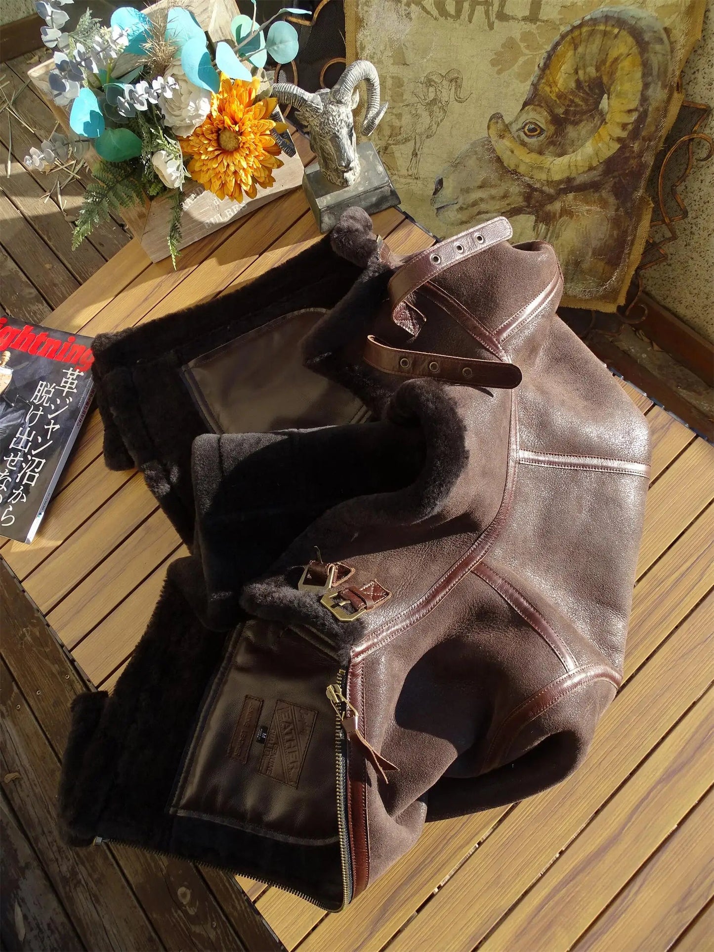 Funki Findz | Jackets | Men's Genuine Leather Sheepskin Jacket