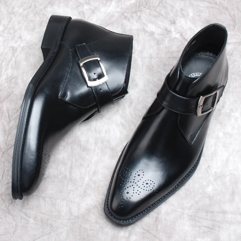 Funki Findz | Boots | Men's Luxury Genuine Leather Ankle Boots