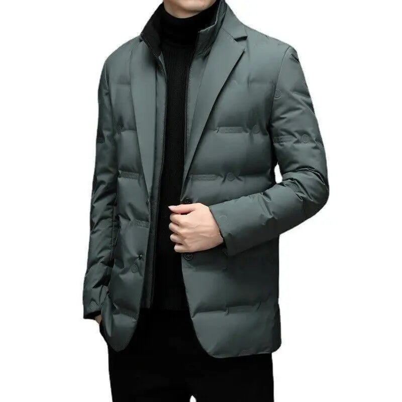 Funki Findz | Jackets | Men's Winter Warm Down Dress Blazer