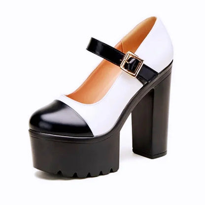 Funki Findz | Shoes | Women's Two Toned Platform Mary Janes